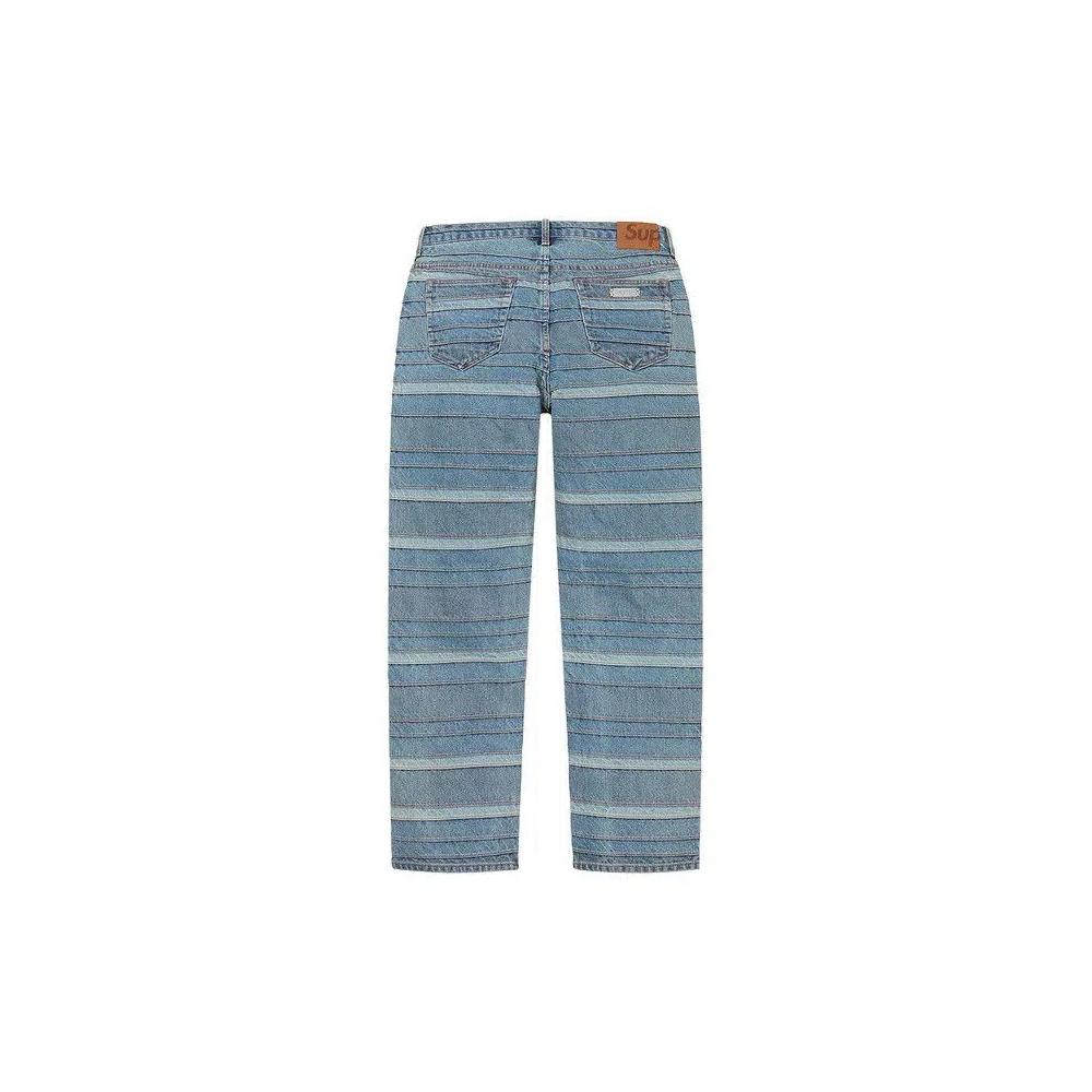 Джинсы Supreme Layered Jean «Washed Blue» 2