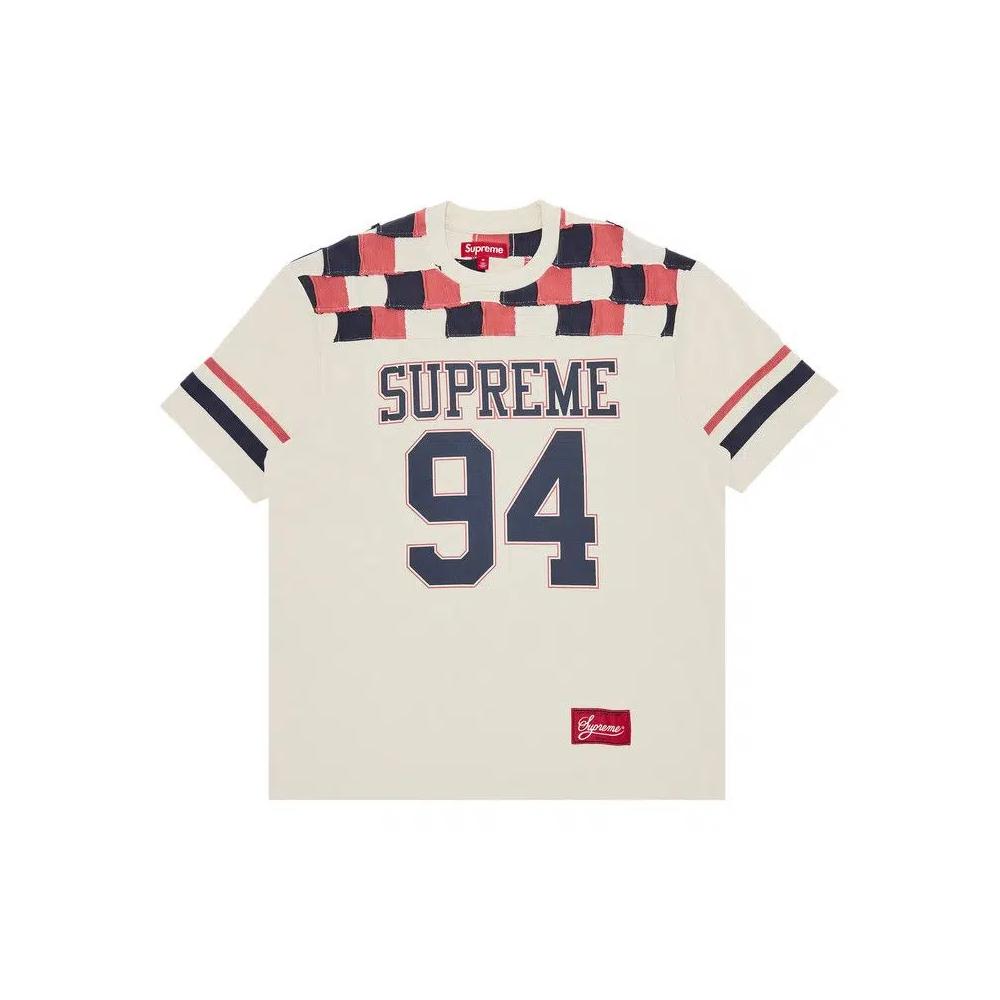 Джерси Supreme Patchwork Yoke Football Top 'Stone' 1