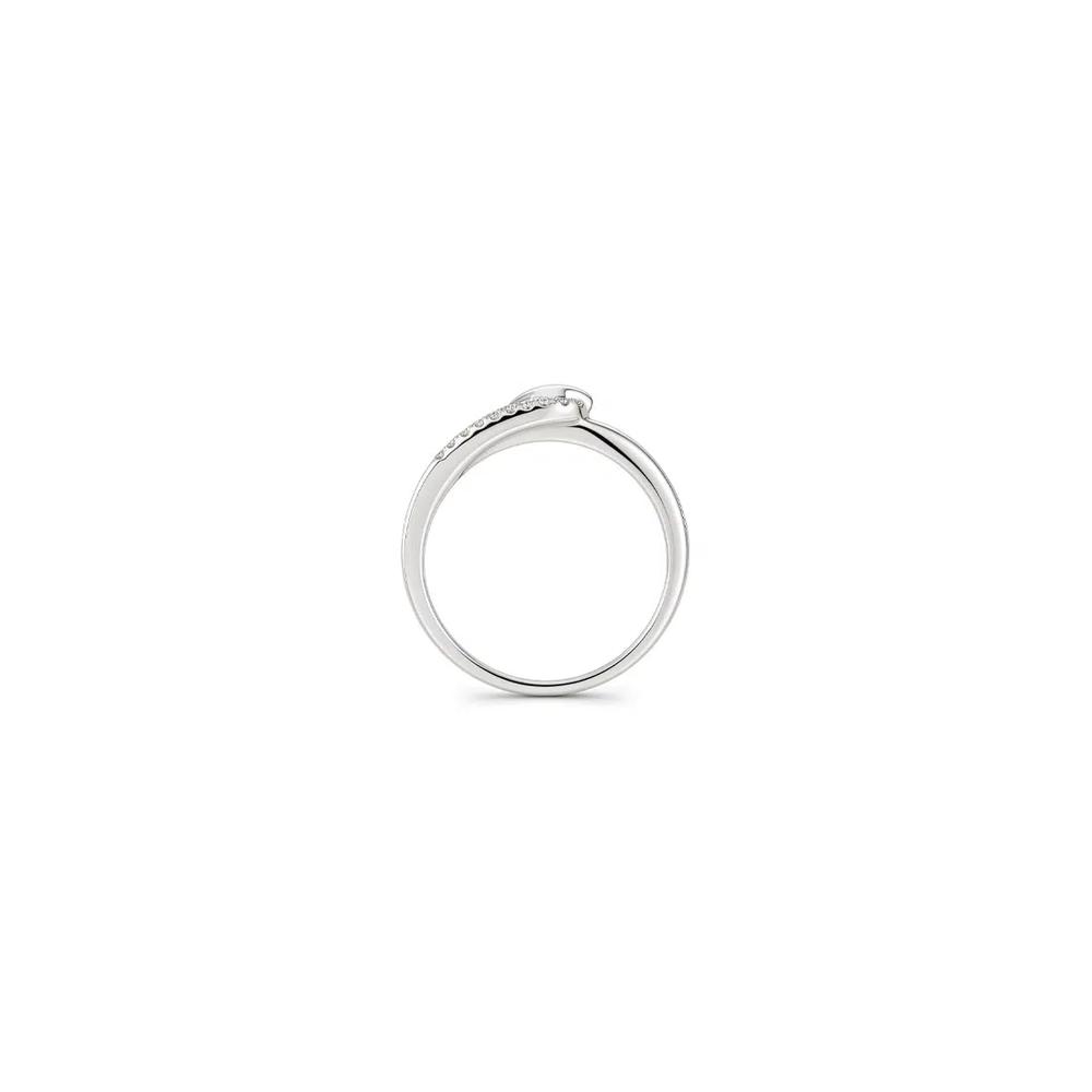 TOMEI Бриллиантовое кольцо, белое золото 375/9K 3