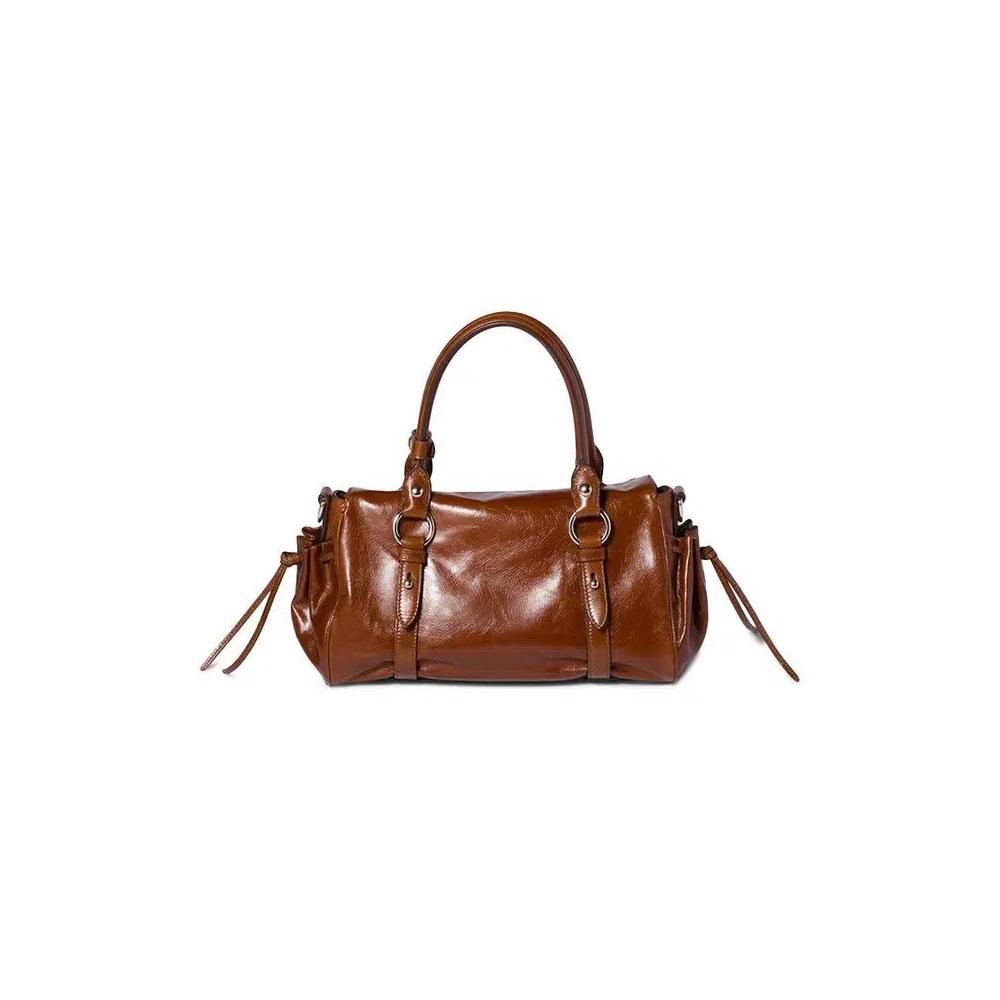 Сумки Miu Miu Vitello Shine Borsa A Mano 'Palissandro' 2