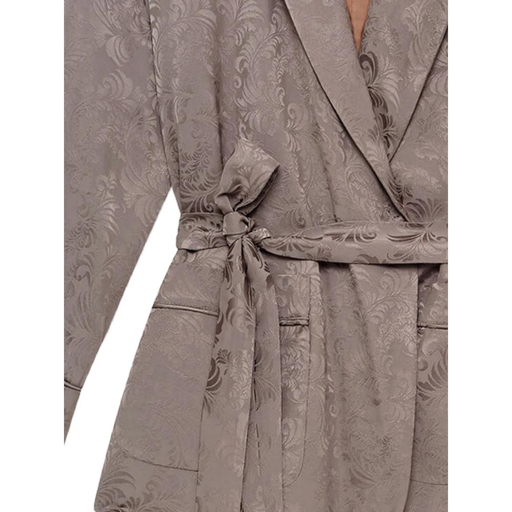 damask-jacquard wrap blazer 2