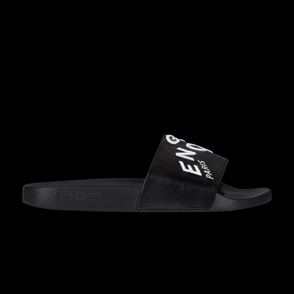 Слайды Givenchy Embroidered Flat Slide 'Black' 1