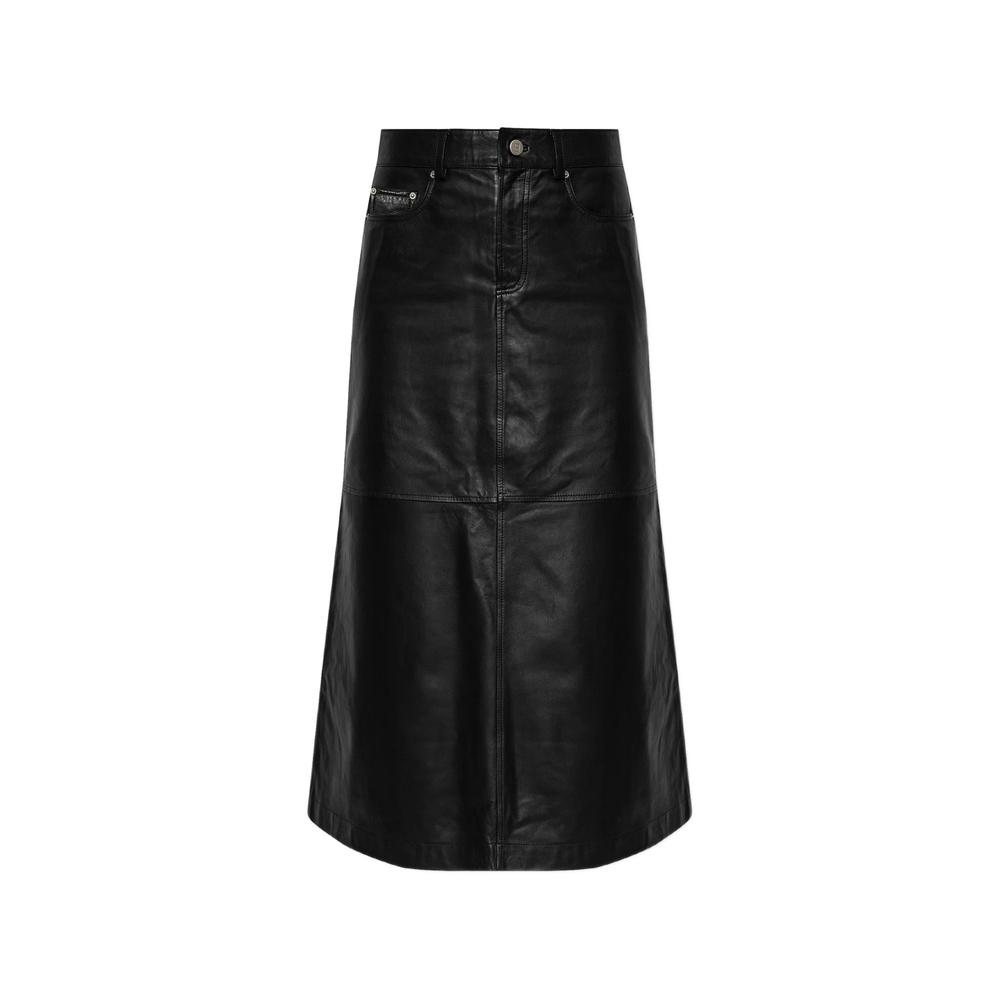 Solene leather midi skirt 1