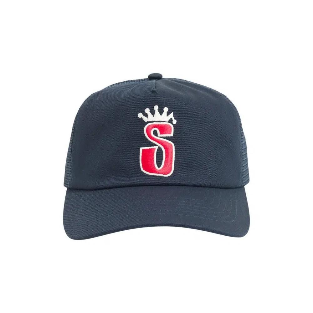 Кепки Stussy S Crown Trucker «Темно-синие» 1