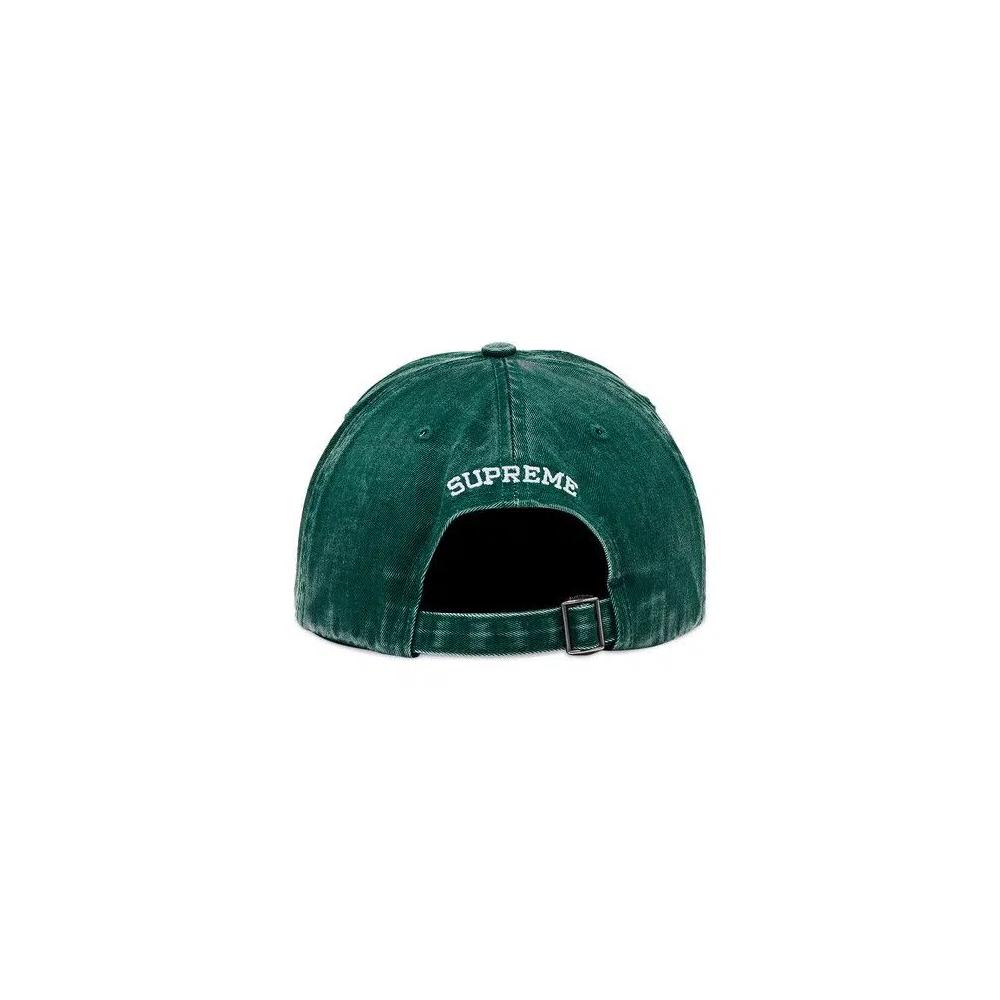 Кепки Supreme Pigment Coated S Logo 6 Panel 'Темно-зеленый' 4