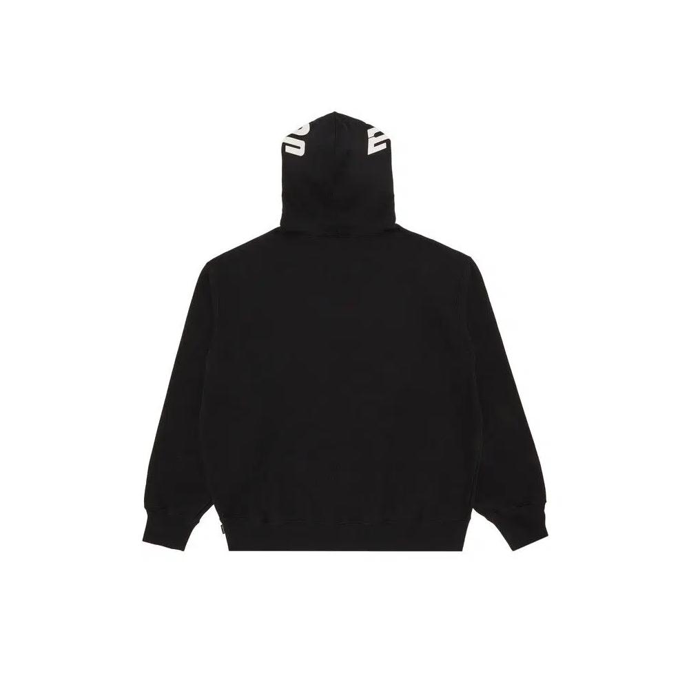 Худи Supreme Warm Up с капюшоном «Black» 2