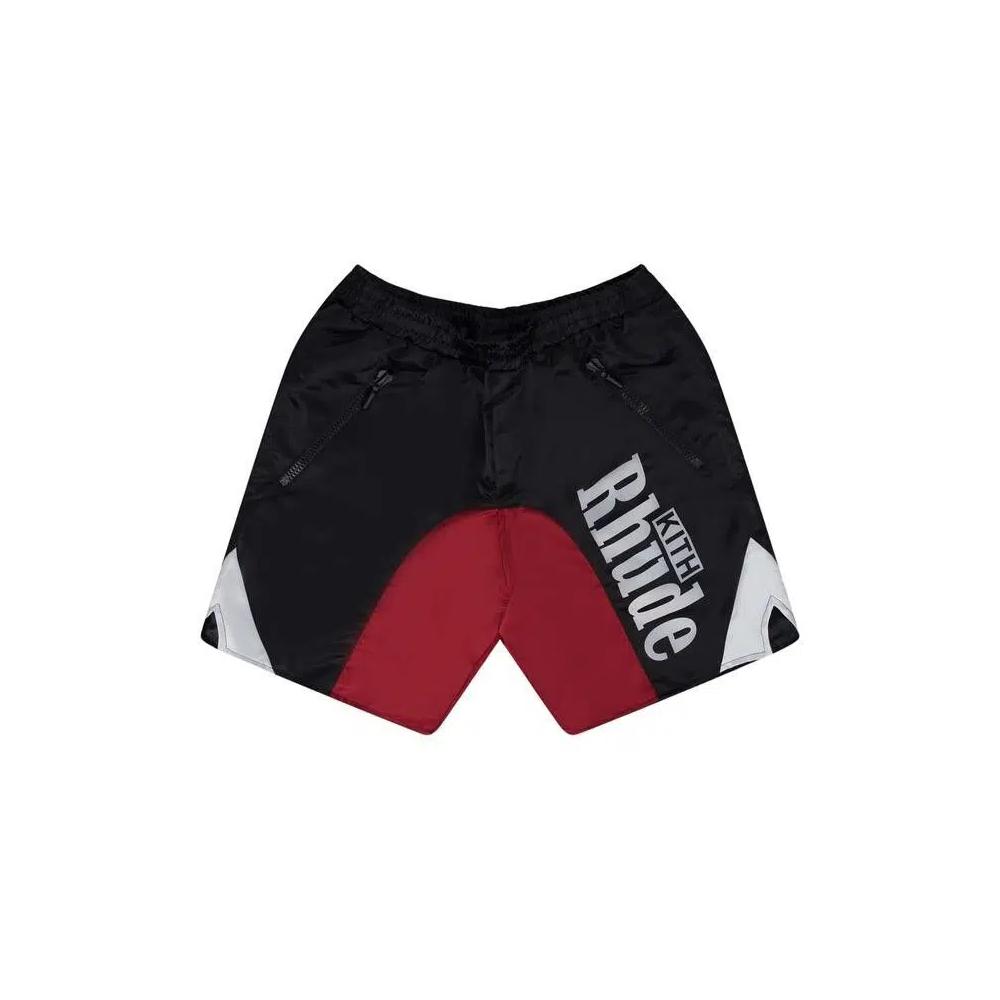 Rhude x Kith Panel Shorts 'Черный' 1