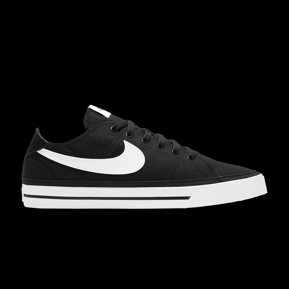 Кроссовки Nike Court Legacy Canvas 'Black White' 1