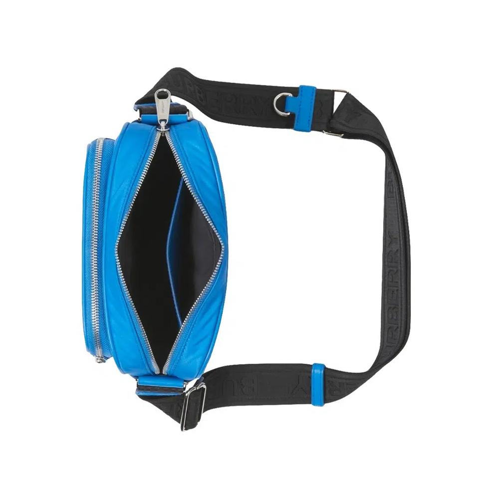 ECONYL Нейлоновая сумка через плечо Paddy Crossbody с логотипом, ярко-голубая 4