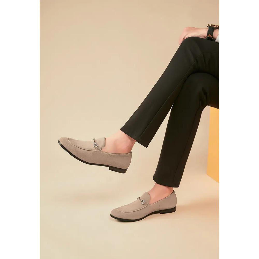 Лоферы из замши Cow Suede с подковкой KB-LG11G 6