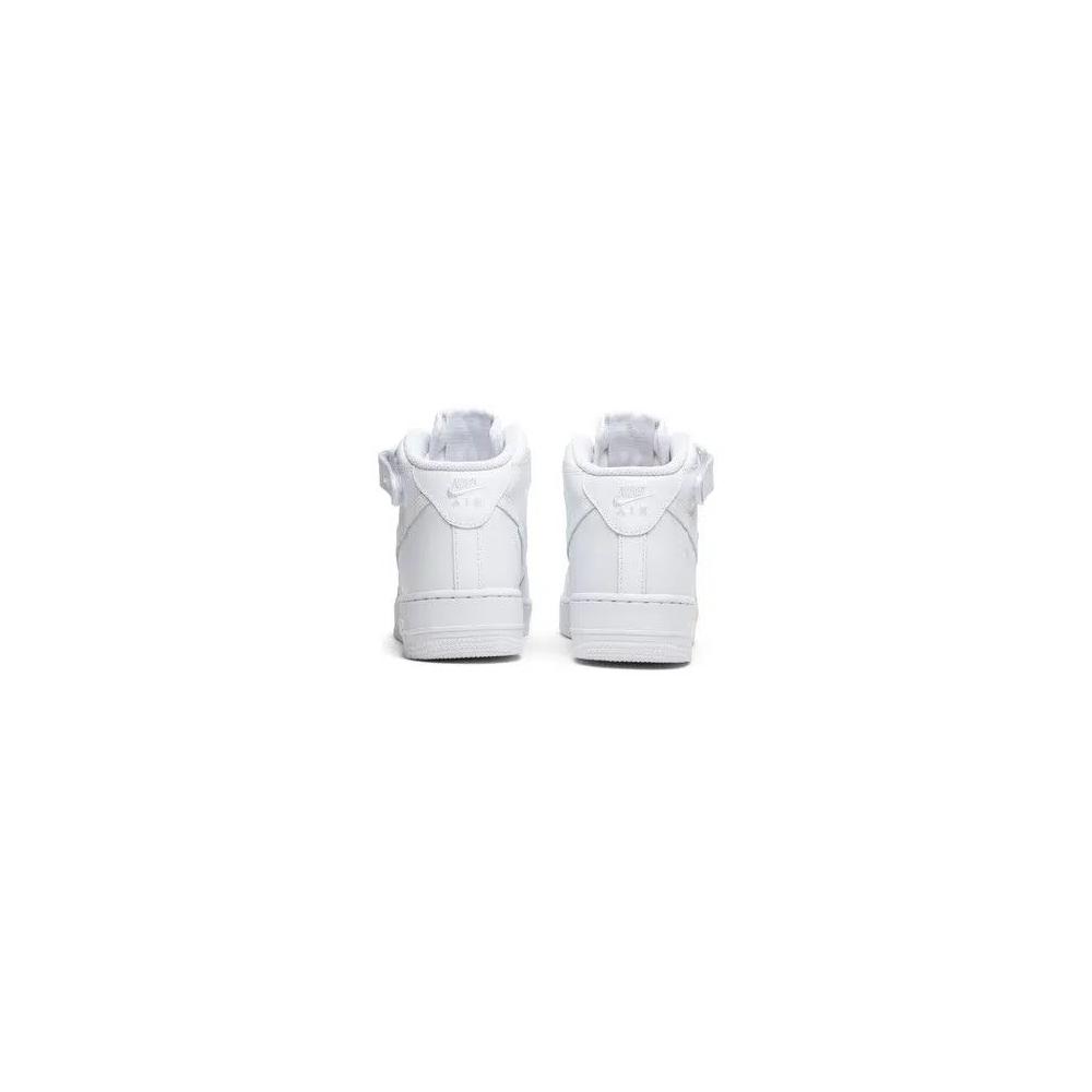 Кроссовки Nike Wmns Air Force 1 Mid 07 Leather «Triple White» 6