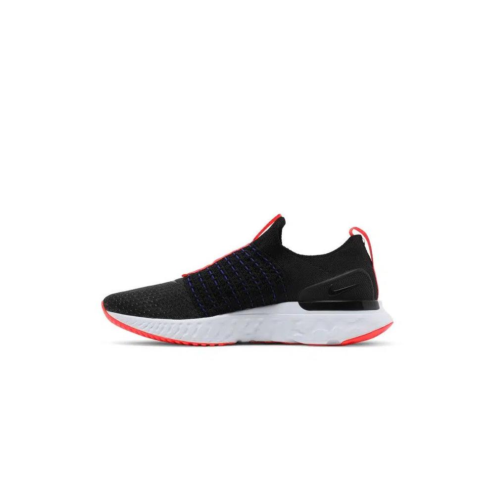 Кроссовки Nike React Phantom Run Flyknit 2 'Black Bright Crimson' 3