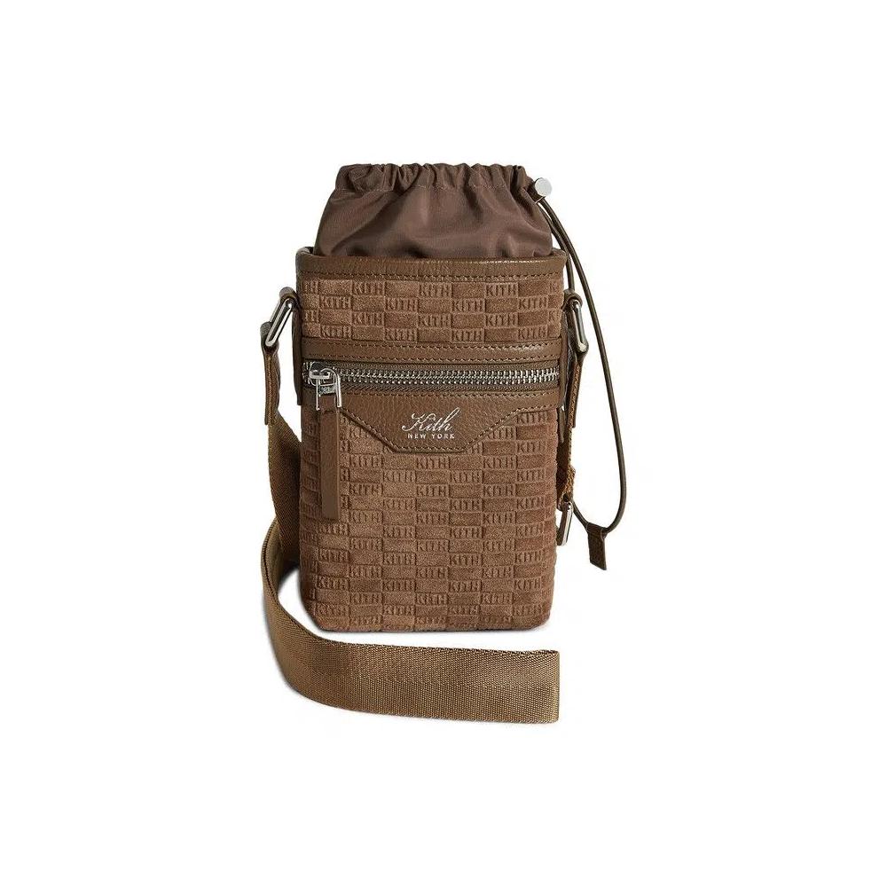 Косметички Kith Monogram Suede Drawstring Мешочек на шнурке «Ява» 1