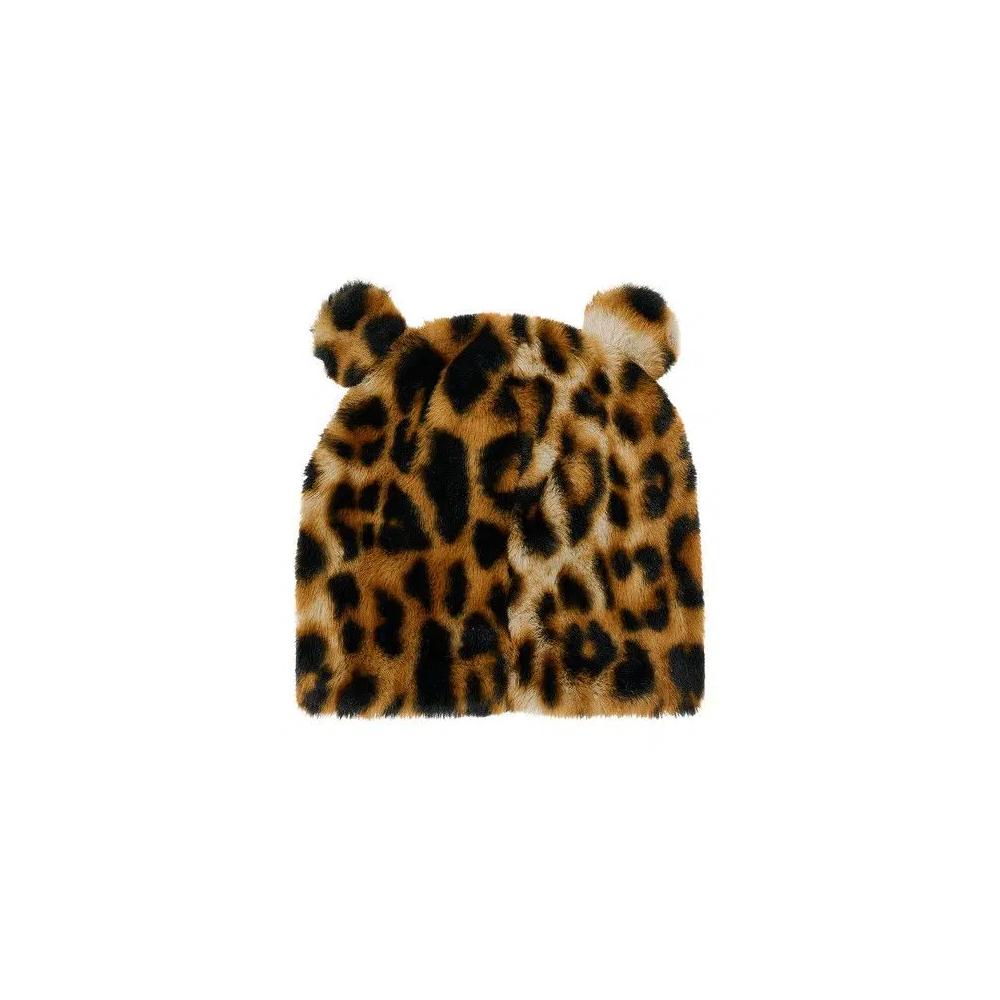 Шапки-бини Palace Furry Ears Nein Cuff Beanie 'Leopard' 2
