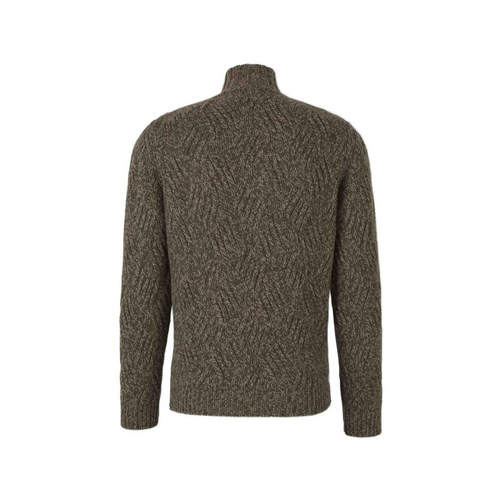 quarter-zip cable-knit sweater 2