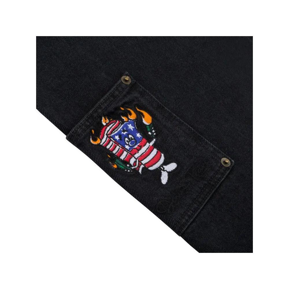 Брюки Denim Tears Firecracker Work Pant 'Black' 3