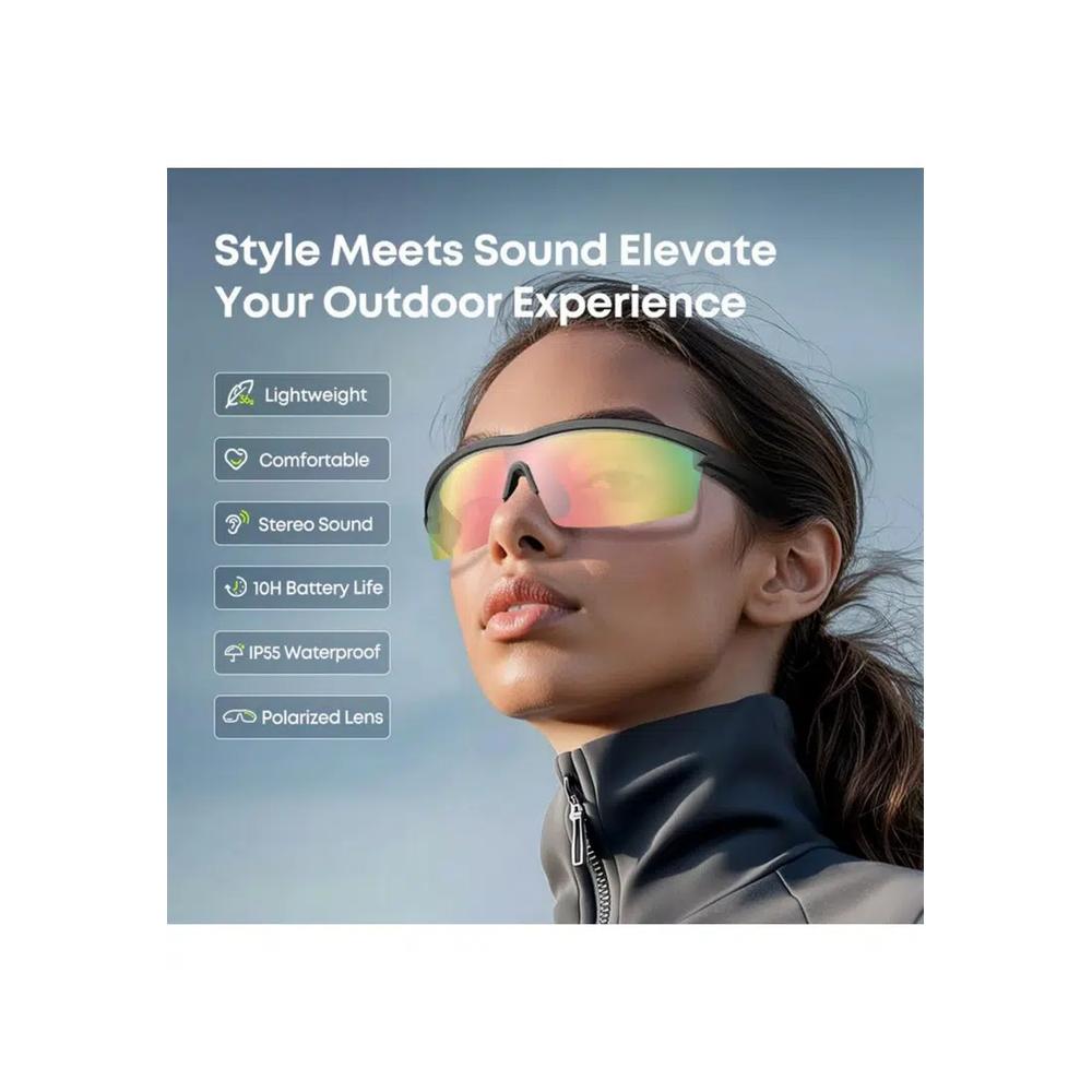 AirNova Outdoor Audio Polarized Glasses - Красный 5
