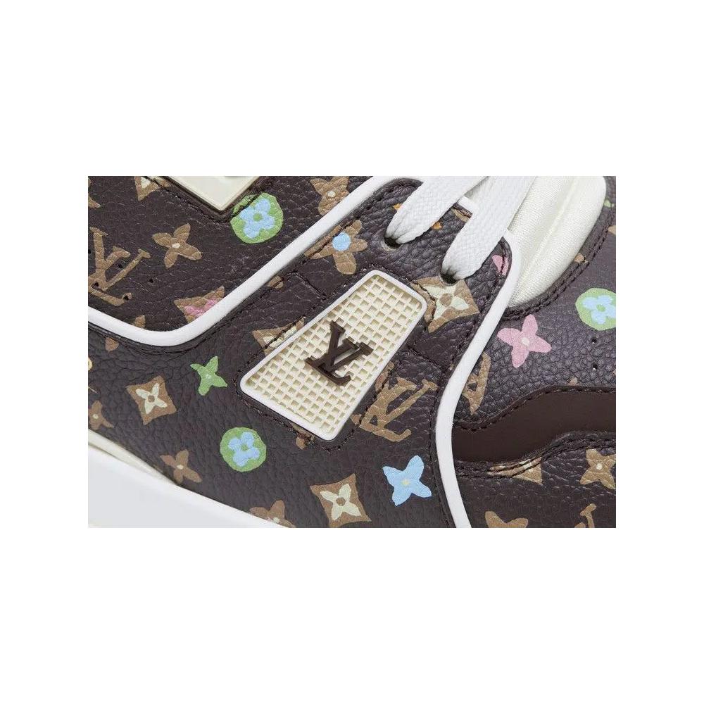 Кроссовки Louis Vuitton Trainer 'Mocha Multi-Color Monogram' 9