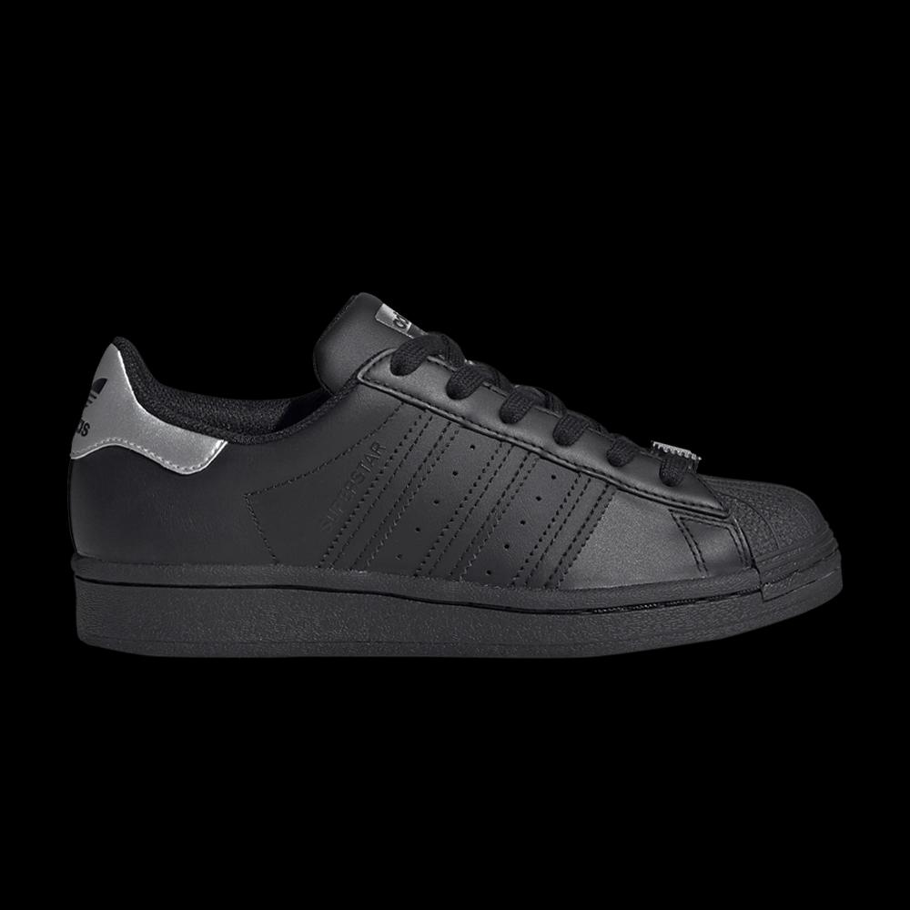 Кроссовки Adidas Superstar J 'Black Silver' 1