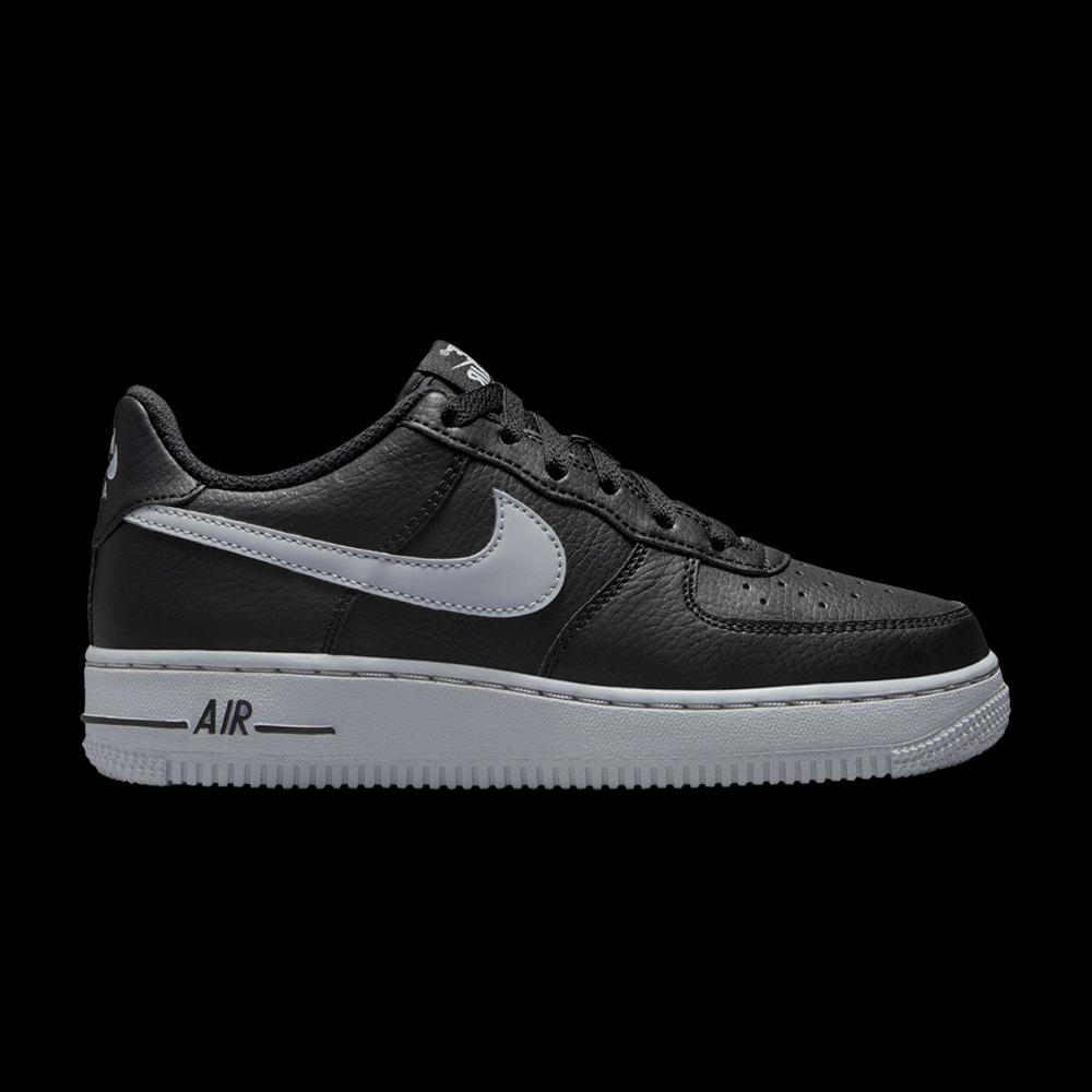 Кроссовки Nike Air Force 1 GS 'Black Wolf Grey' 1
