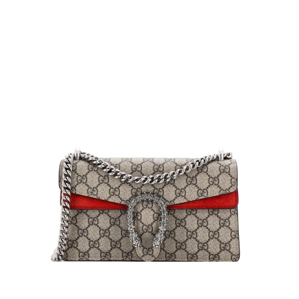 Маленькая сумка на плечо Dionysus Bag GG Crystal Embellished Metal 1