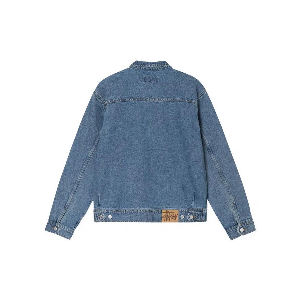 Джинсовые куртки Stussy Denim Zip Work Jacket 'Washed Blue' 2