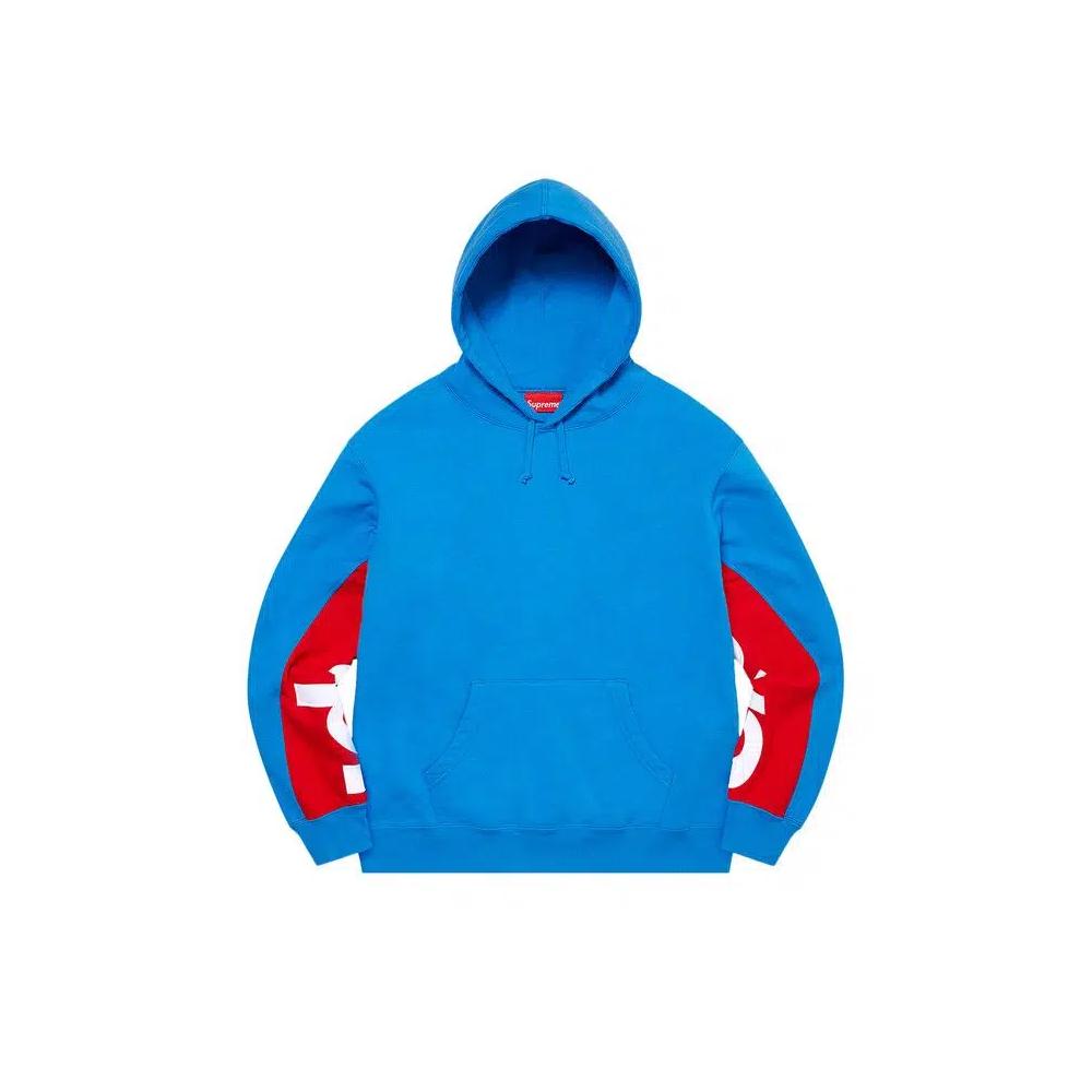 Худи Supreme Cropped Panels Hooded Sweatshirt 'Bright Blue' 1
