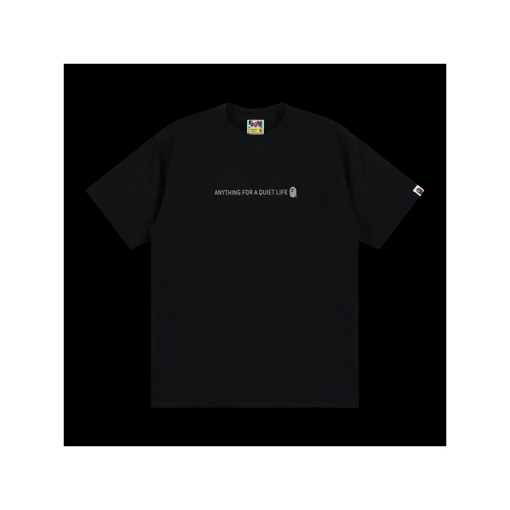 Футболки BAPE Reflector Industrial Logo Tee 'Черный' 1