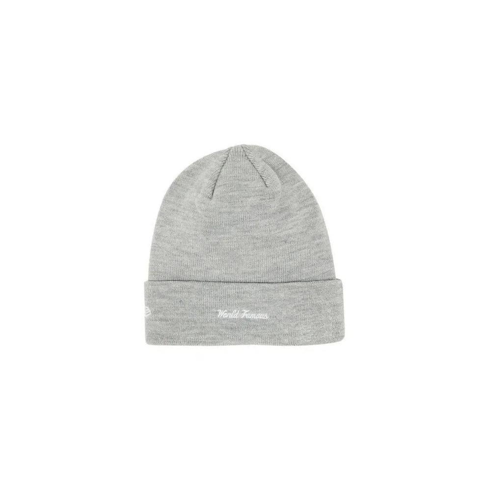 Бини Supreme x New Era Box Logo Beanie 'Heather Grey' 2