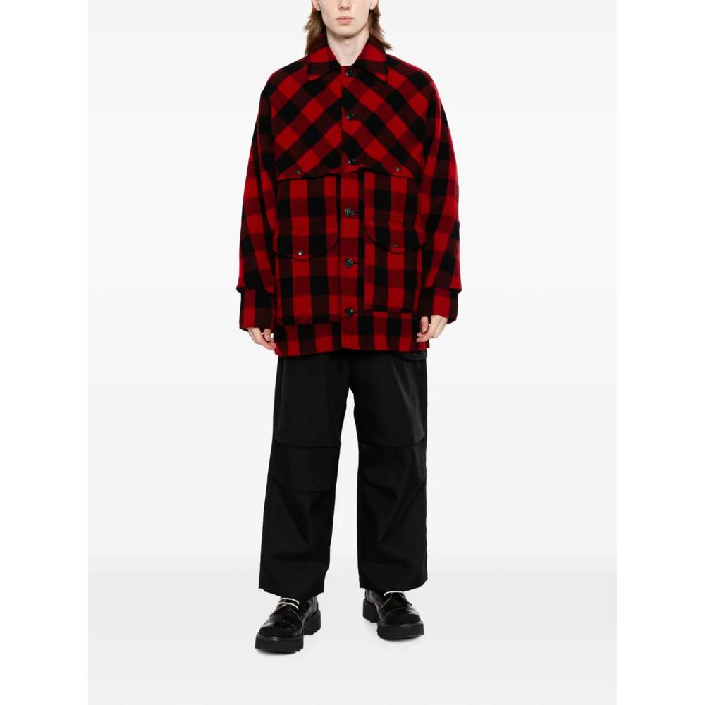 Шерстяная куртка в клетку из коллаборации с Filson Garment 2