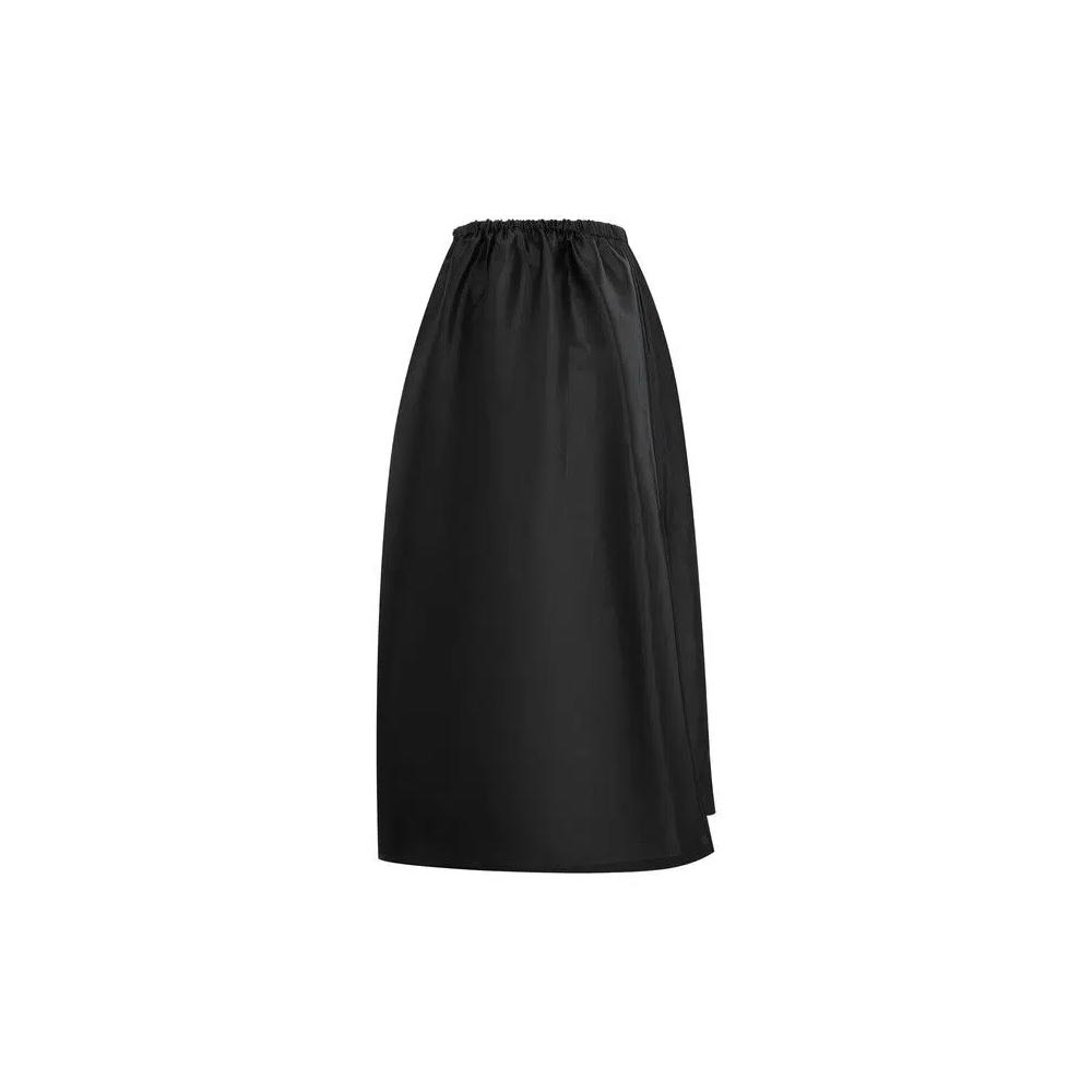 Юбки Bottega Veneta Washed Twill Skirt 'Double Black' 2