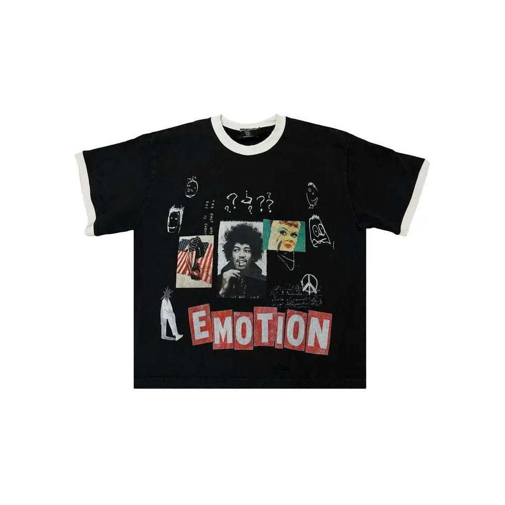 Футболки с коротким рукавом Mixed Emotion Static Tee 'Черный' 2