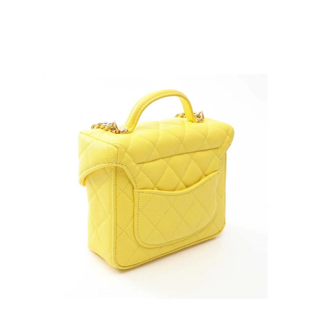 2021-2026 Quilted Caviar Handy Box Vanity Case with Chain satchel 3