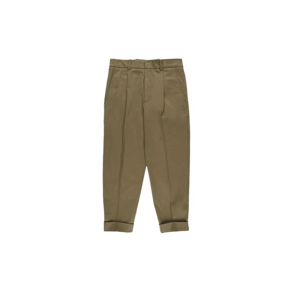 Укороченные брюки Acne Studios 'Olive Green' 1