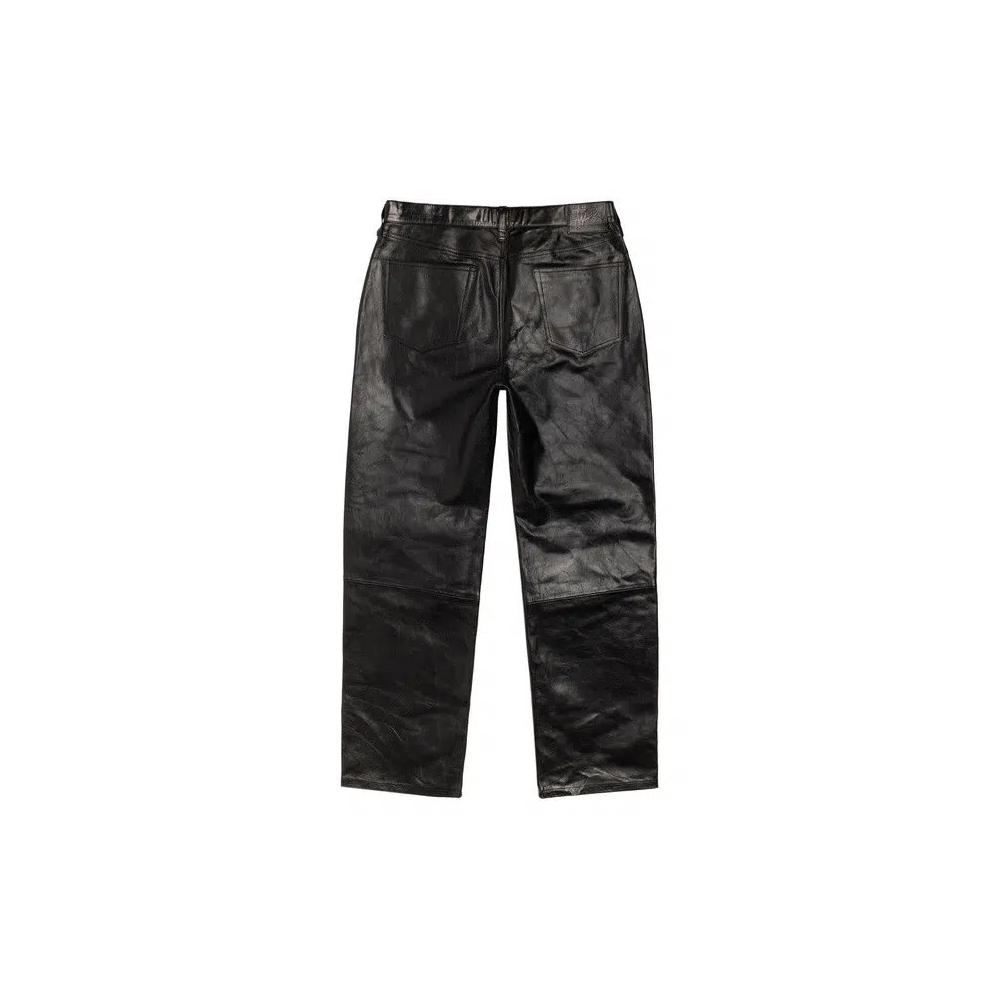 Кожаные брюки Stussy New Classic Pant Leather 'Black' 2