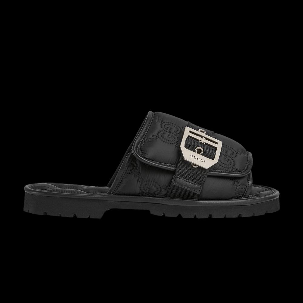 Слайды Gucci GG Slide Sandal 'Black' 1