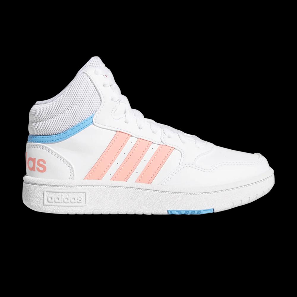 Кроссовки Adidas Hoops Mid J 'White Acid Red' 1