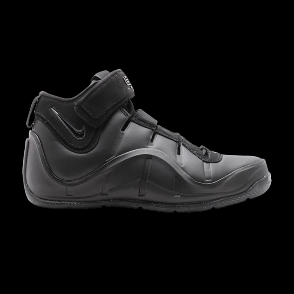 Кроссовки Nike Zoom LeBron 4 GS 'Triple Black' 1