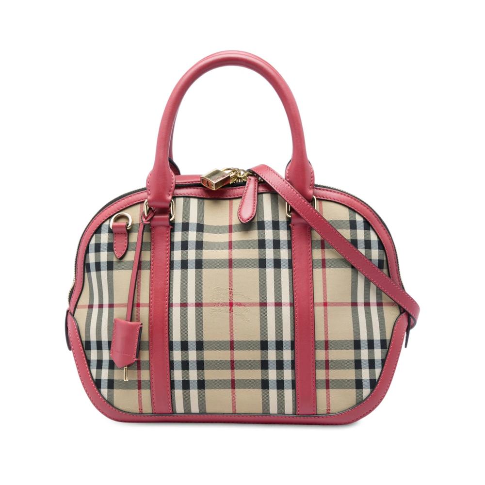 2000-2017 Small Haymarket Check Nylon Orchard Bowling Bag satchel 1