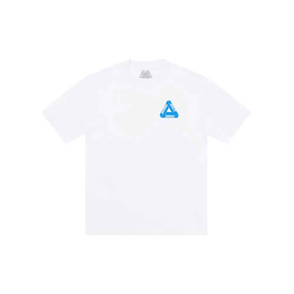 Футболки Palace Tri-Donator T-Shirt 'White' 1