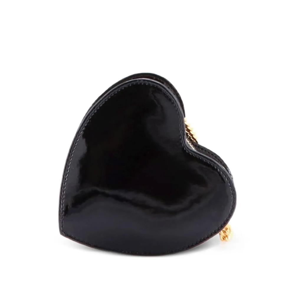 Лакированная мини-сумка на плечо Love Heart Chain Bag 2