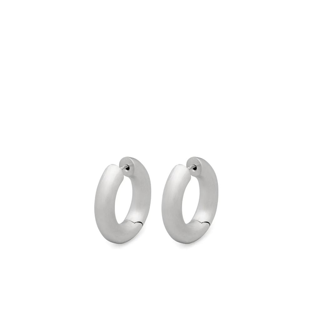 Серьги Chunky Hoops Satin 1