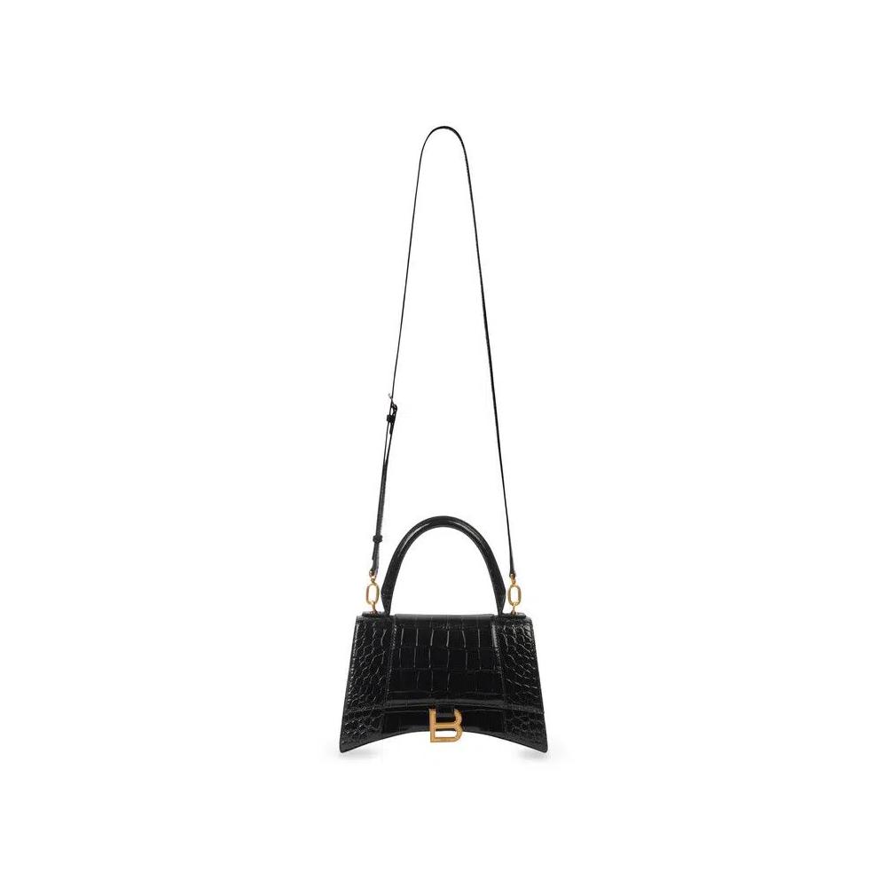 Сумки с ручками Balenciaga Hourglass Small Top Handle Bag 'Black' 3