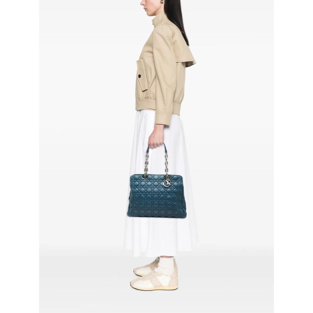 Сумка-тоут Large Lambskin Cannage Soft Zipped Lady Dior Shopping (2014 год) 2