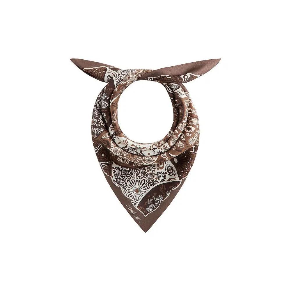 Шарфы Kith Printed Mandala Silk Scarf 'Woodland' 1