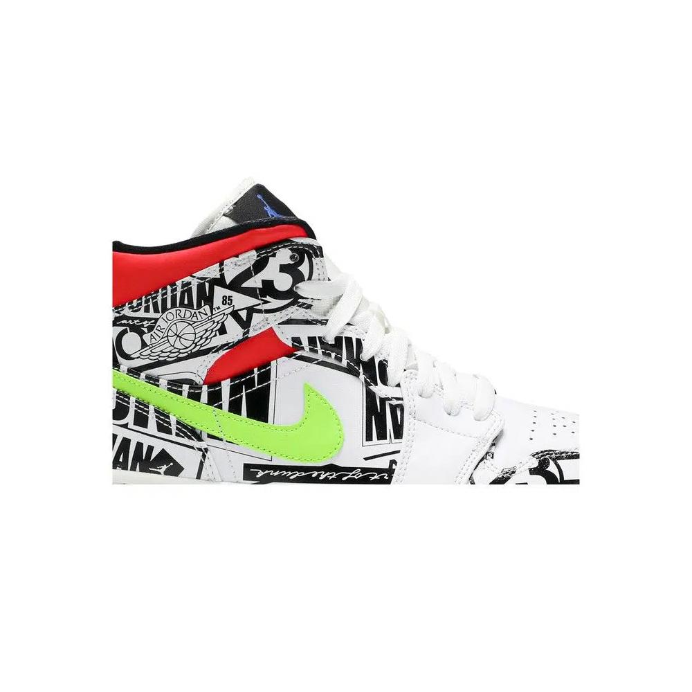 Кроссовки Air Jordan 1 Mid 'Over-Print Logos' 2
