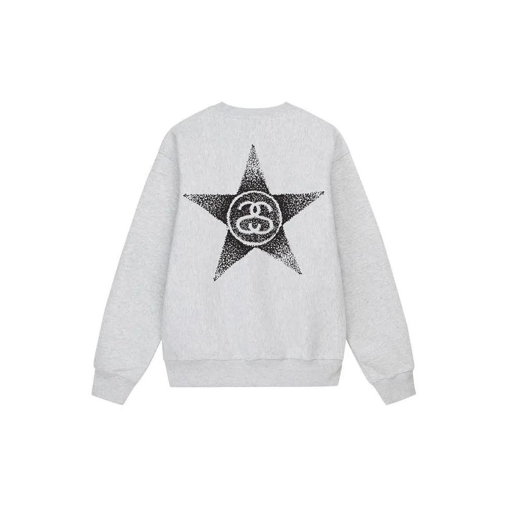 Свитеры Stussy Stars Crew 'Ash Heather' 2