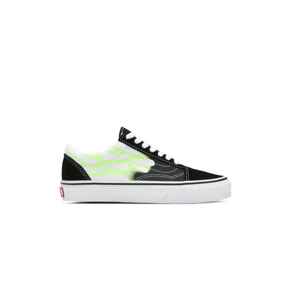 Кроссовки Vans Old Skool 'Flame Black White' 1