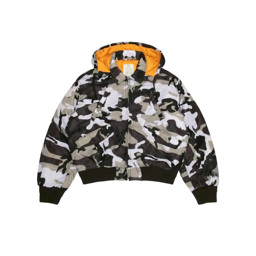 Верхняя одежда Stussy Flight Bomber 'Snow Camo' 1