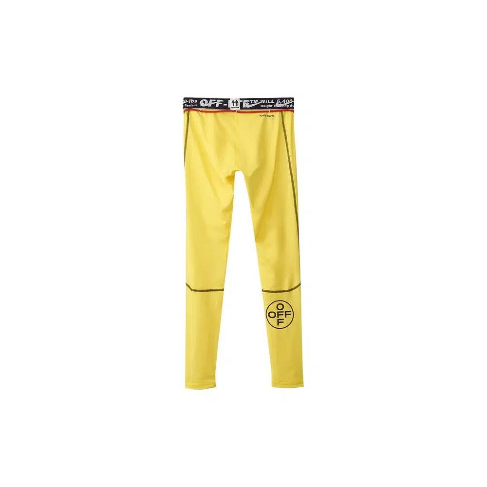 Леггинсы Nike x Off-White Running Tights 'Opti Yellow' 2